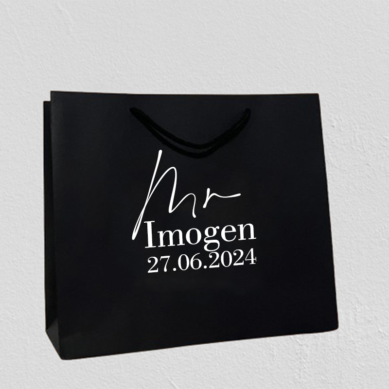 Men'S Grooming Package - Personalised Name Groomsmen Gift Bag Best