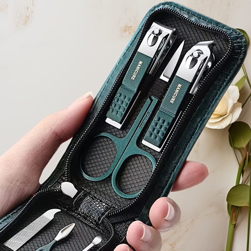 Nail Care Kit Mens - 6-Piece Nail Care Set - High