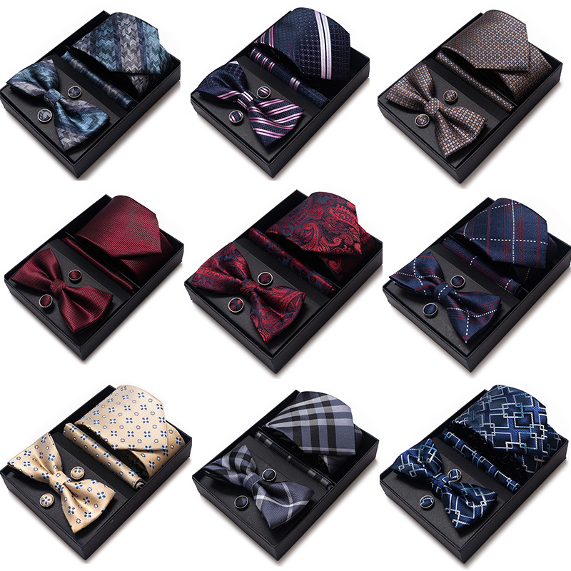 Men'S Grooming Gift Box - Tie Set Box Wedding Gifts Men