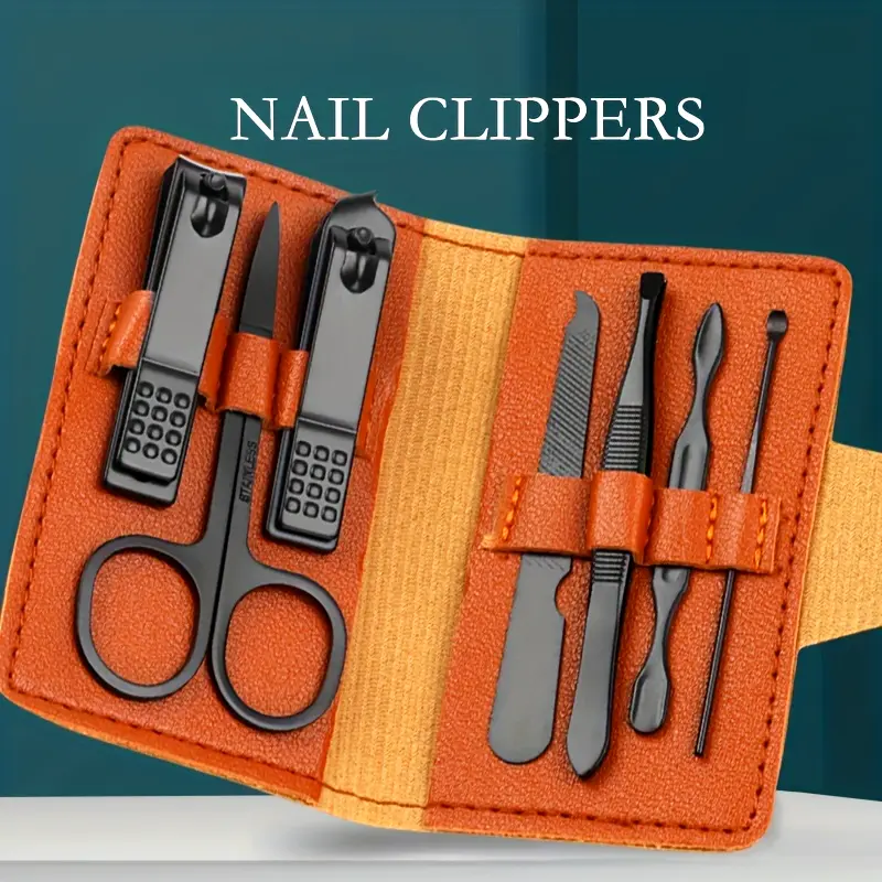 Nail Care Kit Mens - Professional Stainless Steel Nail Clipper Set
