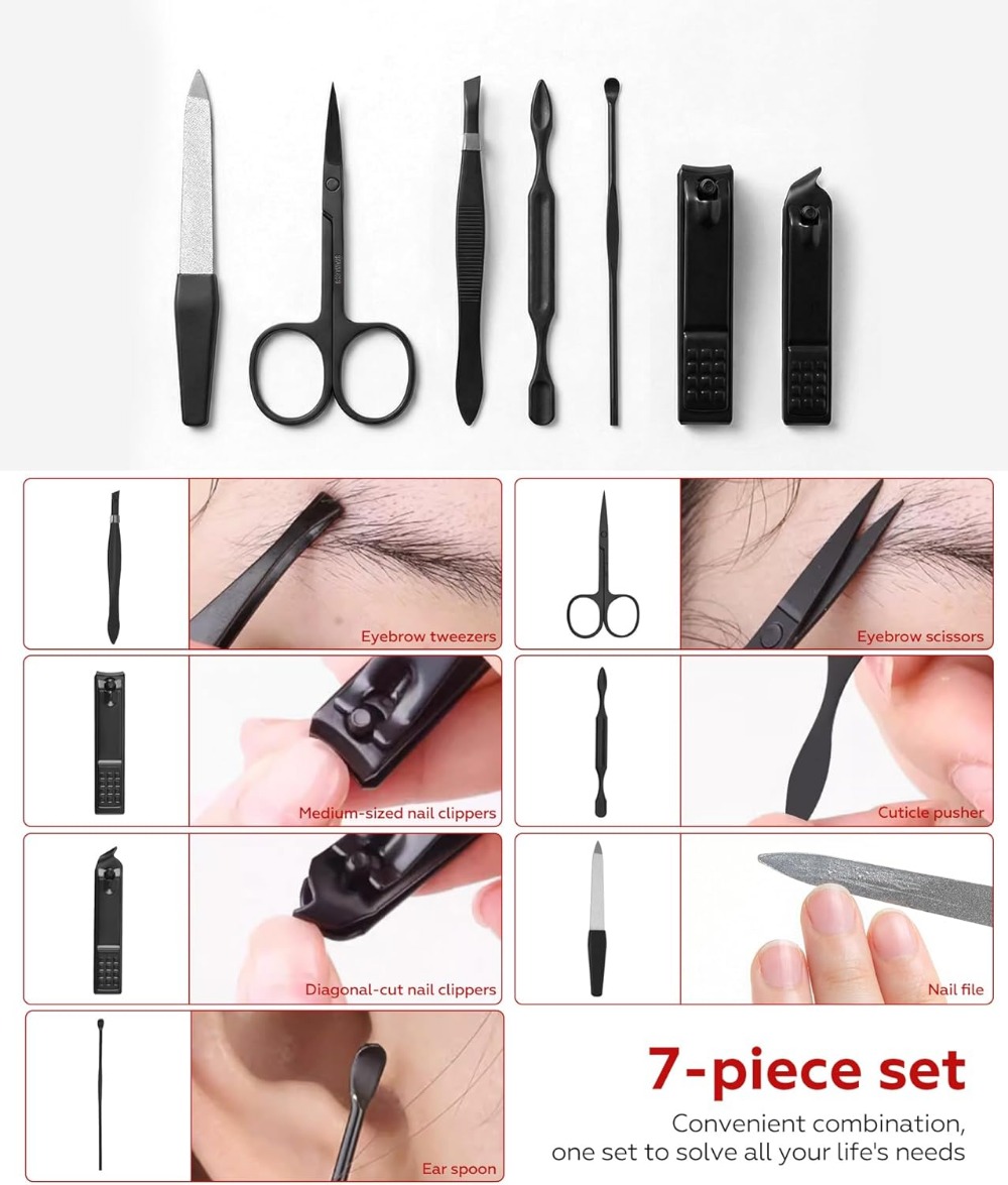 7-in-1 Manicure Set, Nail Clip - Nail Care Kit Mens review and price