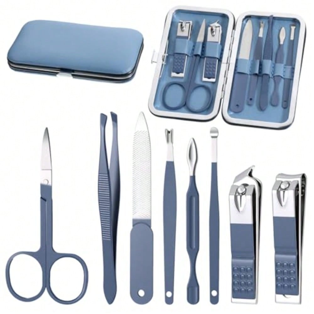 Manicure Set Professional 8 In - Nail Care Kit Mens review and price