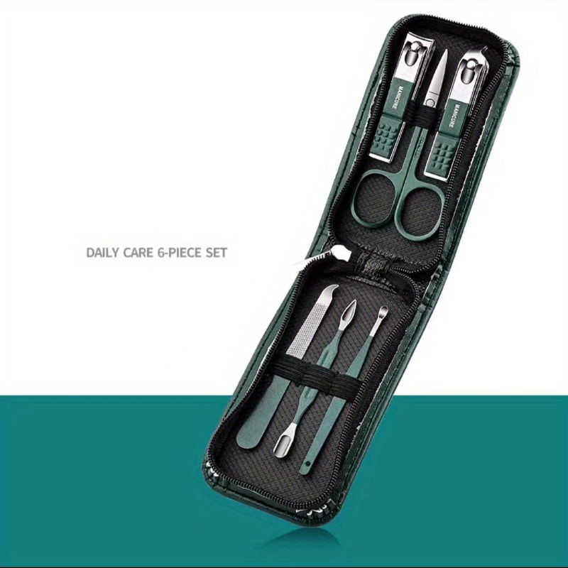 6PCS Nail Clipper Set, Manicur - Mens Grooming Kit Gift review and price