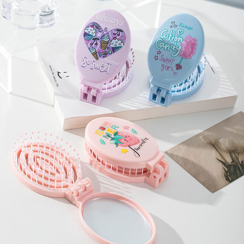 【L】Folding Hair Comb Brush 2in - Men'S Grooming Mirror review and price