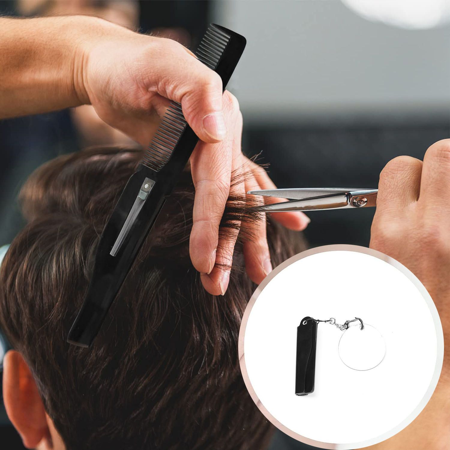 Portable Folding Beard Comb fo - Men'S Grooming Mirror review and price
