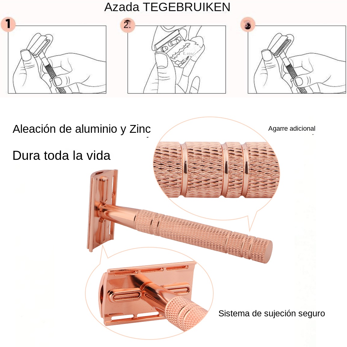 Rose Gold Razor,Classic Double - Men'S Grooming Razor review and price