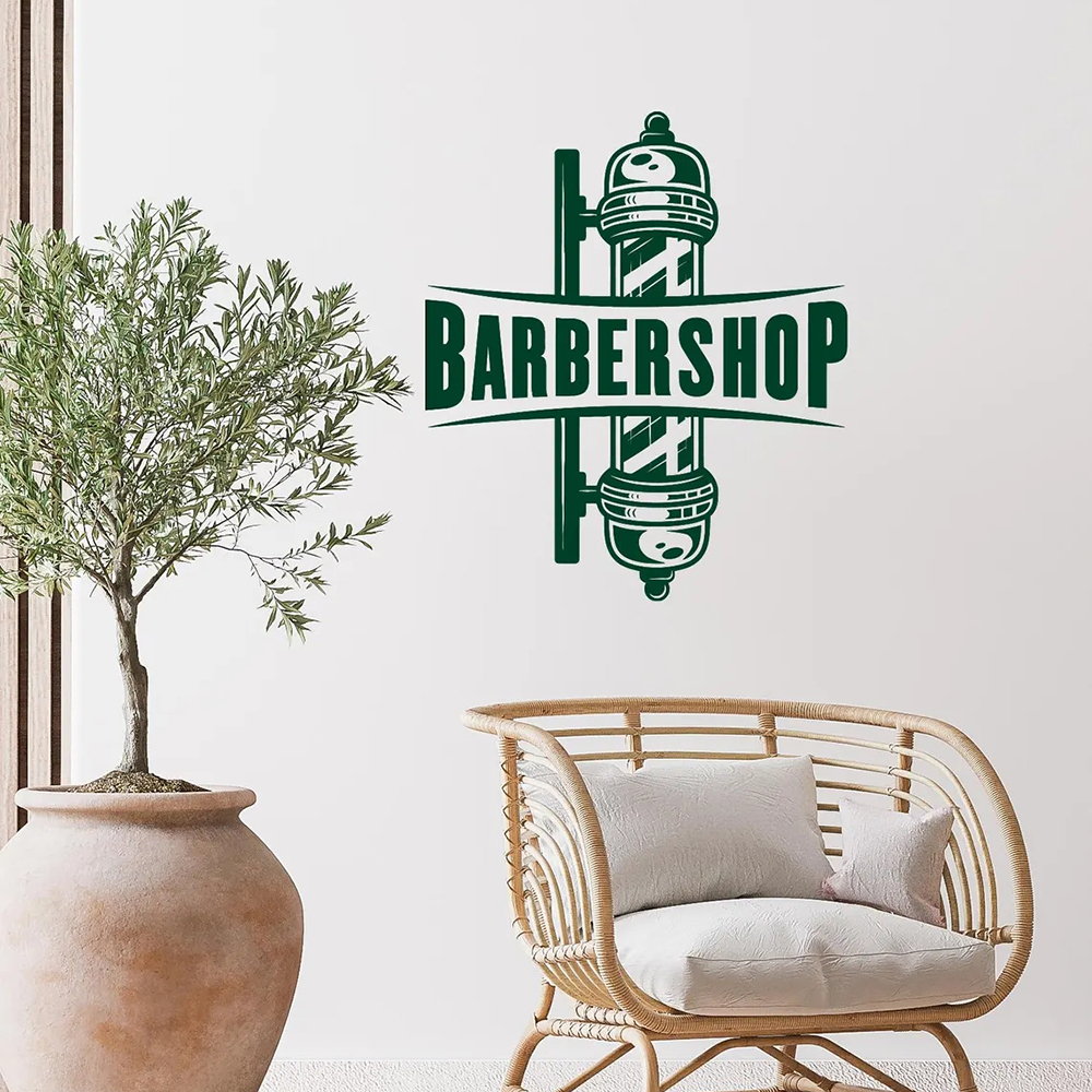 Barbershop Sign Vinyl Wall Dec - Men'S Grooming Package review and price