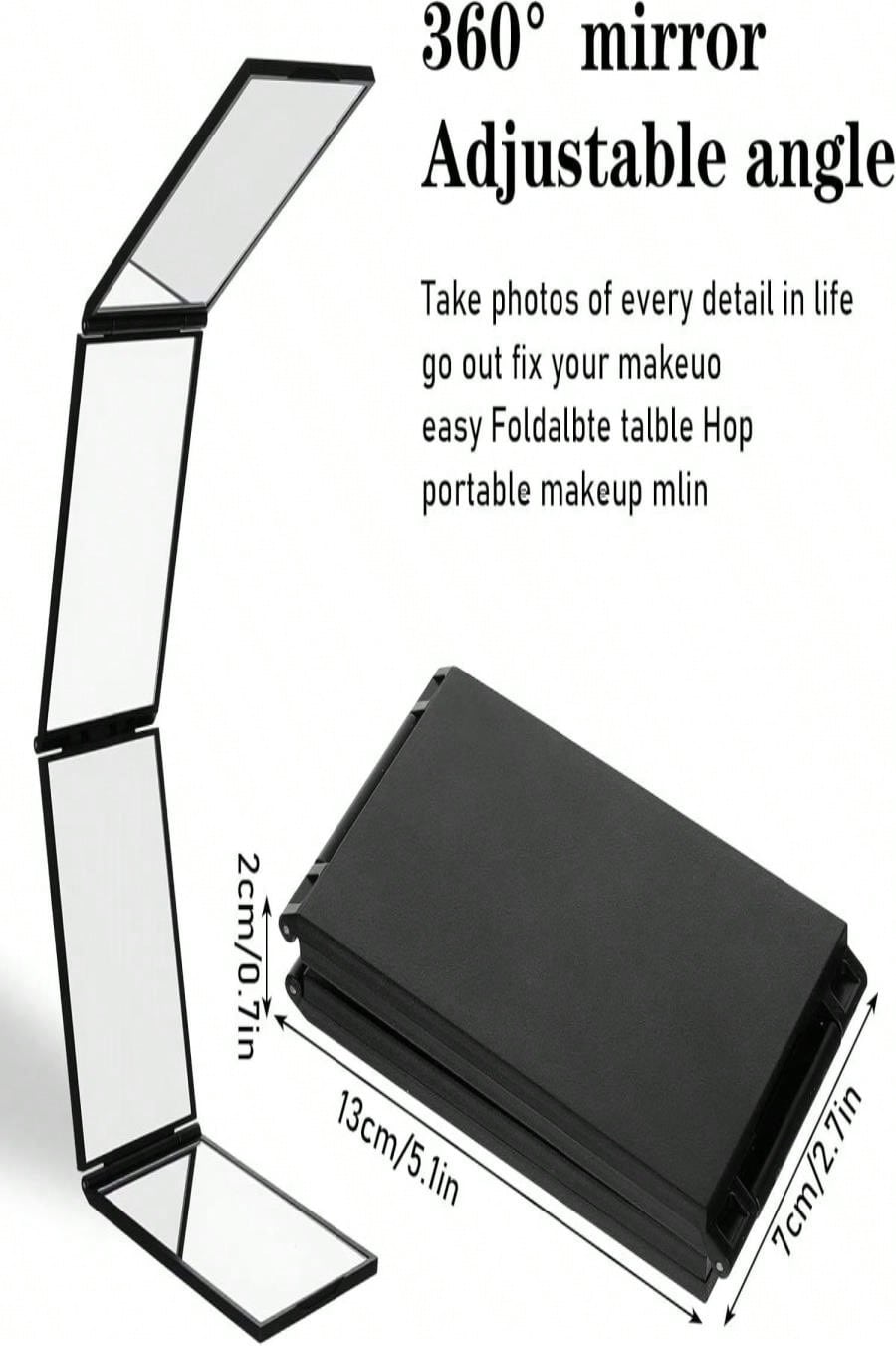 360° Foldable DIY 4-Way Mirror - Men'S Grooming Mirror review and price