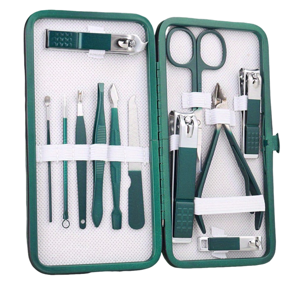 12-Piece Stainless Steel Nail  - Nail Care Kit Mens review and price