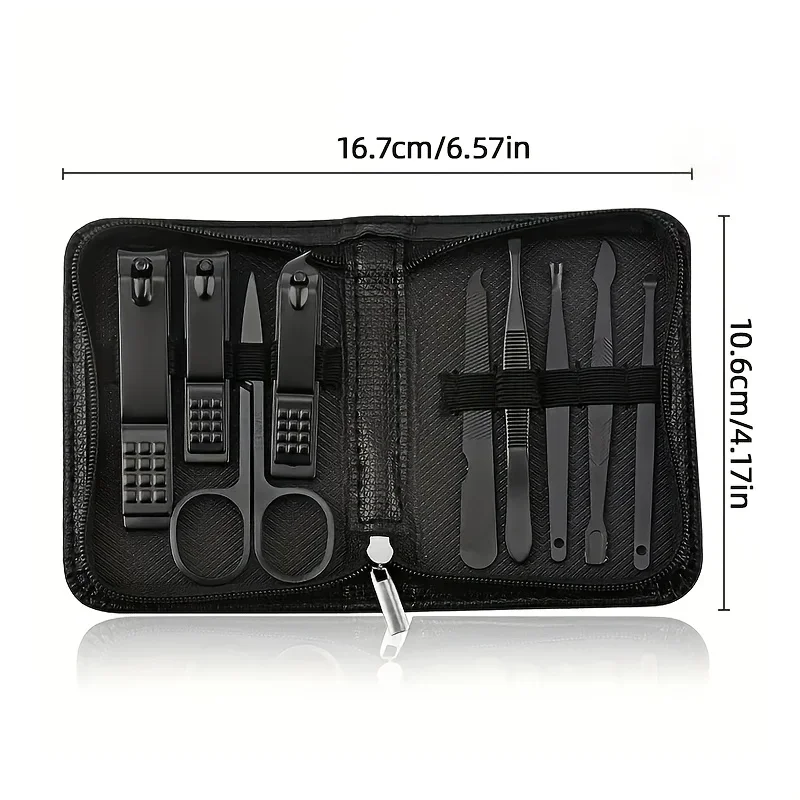 9 Piece in 1 Manicure Set Pedi - Nail Care Kit Mens review and price