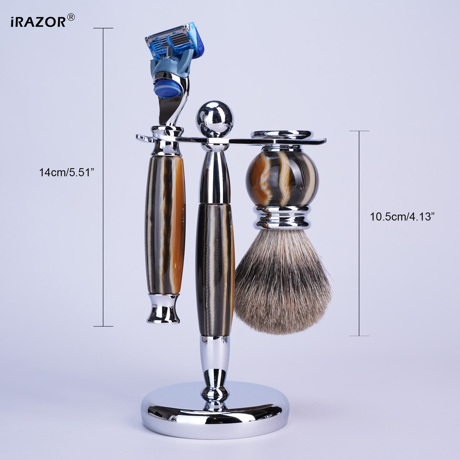 iRAZOR Luxury 5-Blade F5 Fusio - Mens Grooming Kit Gift review and price